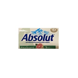 Absolut Твердое Крем-Мыло 90гр Антибактериальное 3 фито компонента
