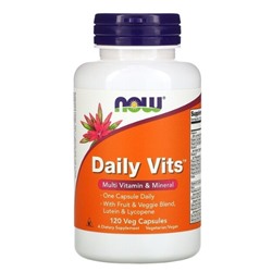 Now Foods, Daily Vits, 120 таблеток