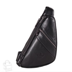 Рюкзак мужской кожаный 1212-1Z black Zinimxs