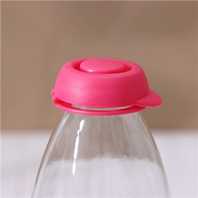 Бутылка для молока стеклянная Herevin «Бурёнка», 1 л, 8,5×24,5 см