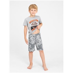 Пижама для мальчика Cherubino CWKB 50134-23 Серый