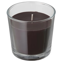 SINNLIG СИНЛИГ, Ароматическая свеча в стакане, Перец/черный, 9 см