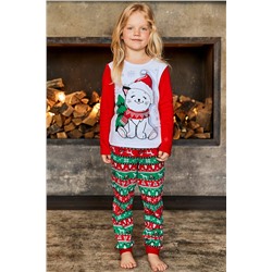 Детская пижама с брюками Juno AW20GJ549 Happy New Year НАТАЛИ #915198