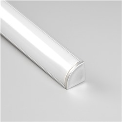 Угловой профиль Uniel для светодиодной ленты, 2 м, 16 × 16 мм, матовый рассеиватель, аксессуары