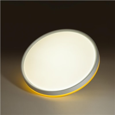 7709/DL COLOR SN 100 Светильник пластик/белый/желтый LED 48Вт 4000К D400 IP43 KEZO YELLOW