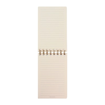 Блокнот А6-, 100 листов на гребне "Баобаб", твёрдая обложка, матовая ламинация Soft Touch, тиснение золотой фольгой