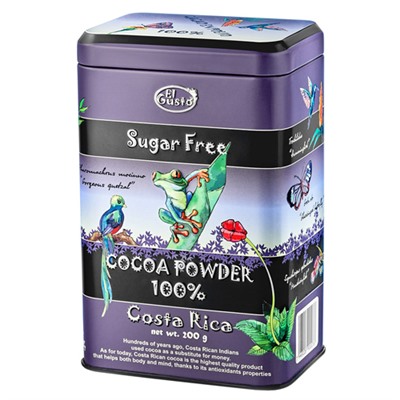 Какао "Cocoa powder 100%", без сахара El Gusto, 200 г