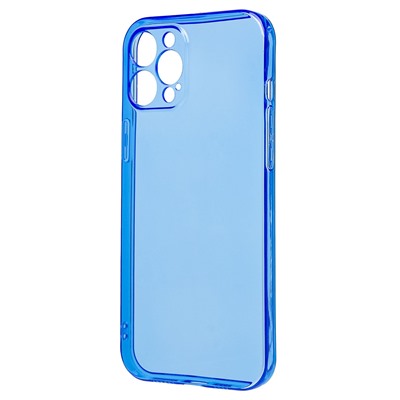 Чехол-накладка - SC344 для "Apple iPhone 12 Pro Max" (transparent/blue) (232050)