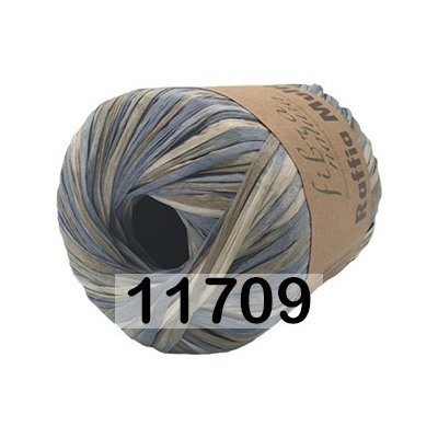 Пряжа Fibra Natura Raffia Multi