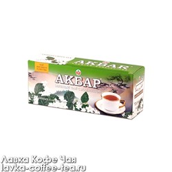 чай зелёный с жасмином Akbar в пакетиках с/я 2 г.*25 пак.