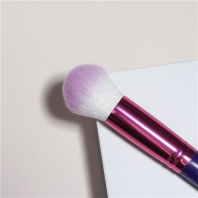 Кисть для макияжа «PENCIL», 15,5 (+/- 1) см, цвет фиолетовый/розовый