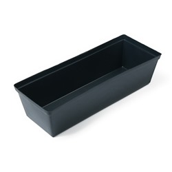 Ящик для рассады, 36 × 14 × 9 см, 3 л, чёрный, «Урожай-7»