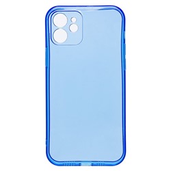 Чехол-накладка - SC344 для "Apple iPhone 12" (transparent/blue) (232060)