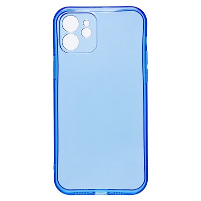 Чехол-накладка - SC344 для "Apple iPhone 12" (transparent/blue) (232060)