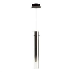 5061/5L PENDANT ODL24 317 черный/темн.хром/металл/стекло Подвес LED 4W 3000K SHINY