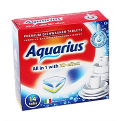 Таблетки для ПММ "Aquarius" ALLin1 (mini) 14 штук