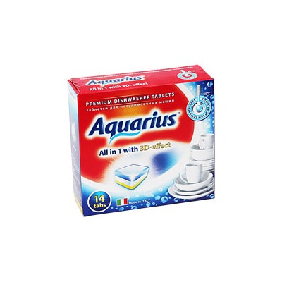 Таблетки для ПММ "Aquarius" ALLin1 (mini) 14 штук