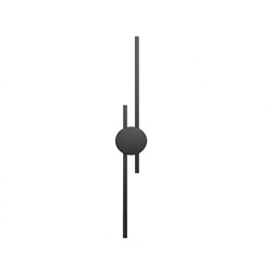 08428-902,19 Настенный светильник Лорин черный w12*6 h90 Led 18W (3000K)