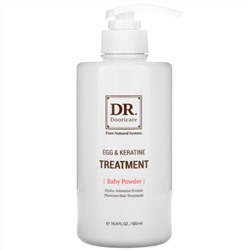Doori Cosmetics, Daeng Gi Meo Ri, Dr. Egg & Keratine Treatment, Baby Powder, 16.9 fl oz (500 ml)