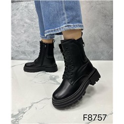 Женские ботинки ЗИМА F8757 черные