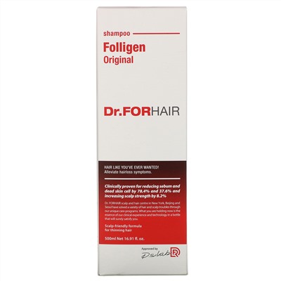 Dr.ForHair, Folligen, шампунь, 500 мл (16,91 жидк. унции)