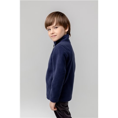 Куртка флисовая для мальчика Crockid ФЛ 34025 глубокий синий