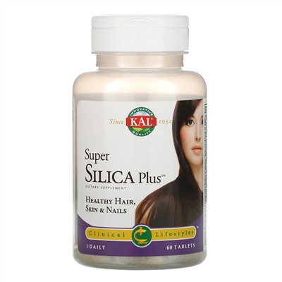 KAL, Super Silica Plus, 60 Tablets