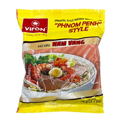 Лапша б/п рисовая ПномПень Phnom Penh Vifon, Вьетнам, 60 г