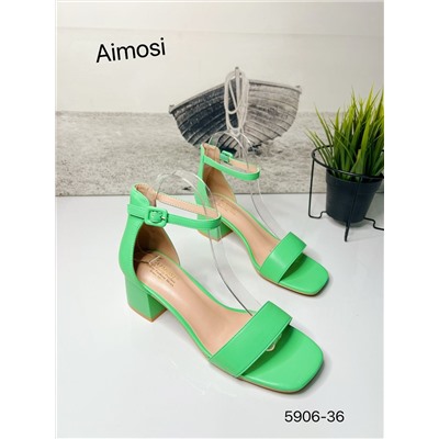 Женские туфли 5906-36 зеленые