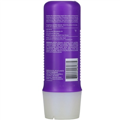 Aussie, 3 Minute Miracle, Total Miracle Deep Conditioner, with Apricot & Australian Macadamia Oil, 8 fl oz (236 ml)