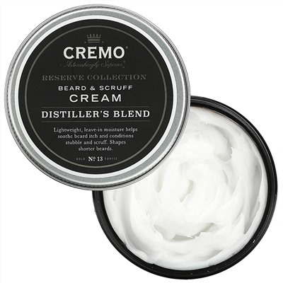 Cremo, Reserve Collection, Beard and Scruff Cream, Distiller's Blend, 4 oz (113 g)