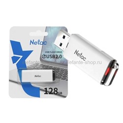 Флеш-накопитель USB3.0 128GB Netac U185 LED White (UM)