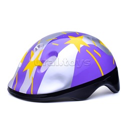 Защитный шлем для детей "Звезды" фиолетовый