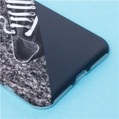 Чехол-накладка - SC185 для "Apple iPhone 7 Plus/iPhone 8 Plus" (001) (black/purple)