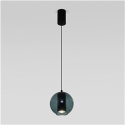 Подвесной светодиодный светильник со стеклянным плафоном 50258/1 LED бирюзовый