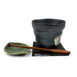 Набор чайный из 4 предметов Kokuyu Shiro Marumo Takagi, Япония,  9,5 x 8,5 см
