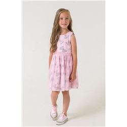 Платье для девочки Crockid К 5658 нежно-розовый, бабочки