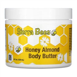 Sierra Bees, масло для тела с медом и миндалем, 120 мл (4 жидк. унции)