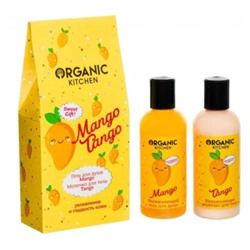 ORGANIC KITCHEN Подарочный набор Mango Tango Увлажняющий гель для душа 170 мл Молочко для тела 170 мл