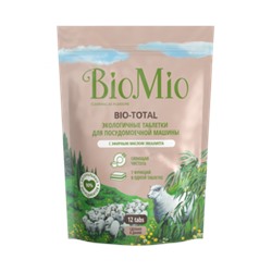 BioMio эко таблетки д/посудомоечной машины с эфир маслом эвкалипта 240 г 2