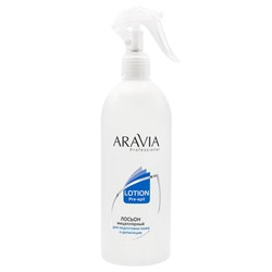 398603 ARAVIA Professional Мицеллярный лосьон для подготовки кожи к депиляции, 500 мл./6