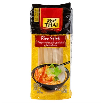Лапша рисовая, 10 мм Real Thai, 250 г