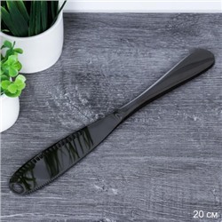 Нож столовый для масла 3 в 1/металл графит/ TW-241-black /уп 400/для масла,сыра,помидор