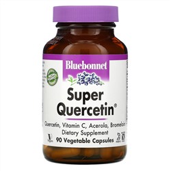Bluebonnet Nutrition, Super Quercetin, 90 растительных капсул