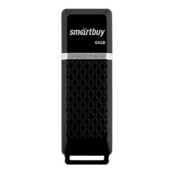 Флэш накопитель USB 64 Гб Smart Buy Quartz (black)