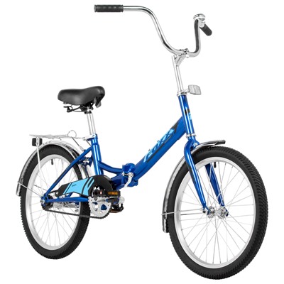 Велосипед 20" FOXX SHIFT, складной, цвет синий