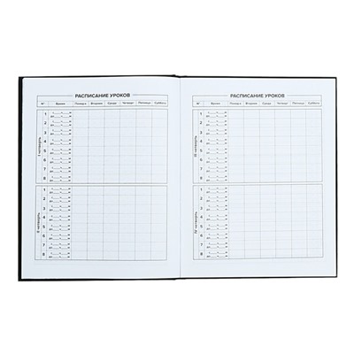 Дневник универсальный 1-11 класс, 48 листов "Связь", твёрдая обложка, глянцевая ламинация, универсальная шпаргалка, блок 65 г/м2