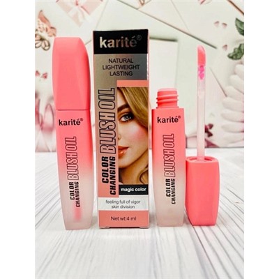 Жидкие румяна Karite Color Changing Blush Oil 4мл