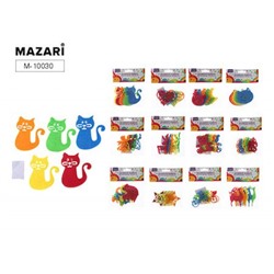 Декоративные элементы из пластика MIX 6 шт размер 3,9 см M-10030 Mazari
