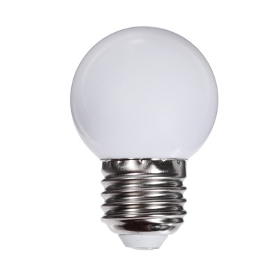Лампа светодиодная Luazon Lighting, G45, Е27, 1.5 Вт, для белт-лайта, т-белая наб 20 шт 787